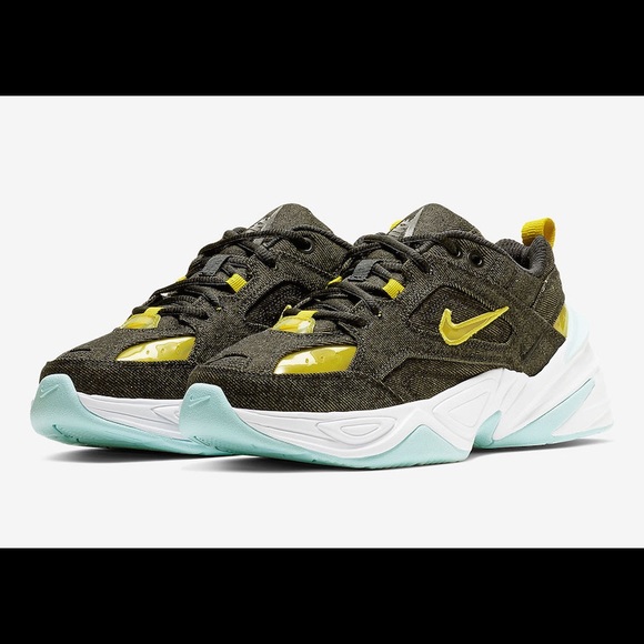 NEW Nike M2K TEKNO LX Denim Women’s Bright Citron - Picture 10 of 10